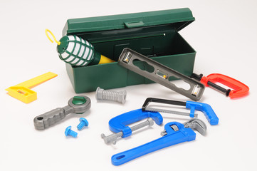 Kid&acute;s tool box.