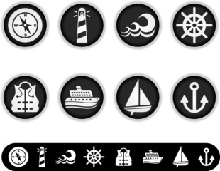 white marine icons