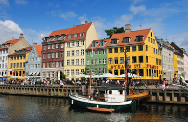 Fototapeta na wymiar Nyhavn Copenhagen Denmark