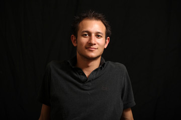 Good Looking Young Man in Studio