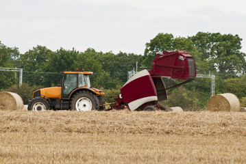 Straw Baling