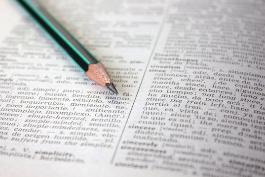 Text background with pencil
