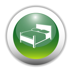 Glossy Bed Sign Button