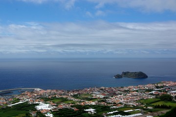 Azoren: Blick über Villa Franca do Campo