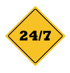 24/7 roadsign