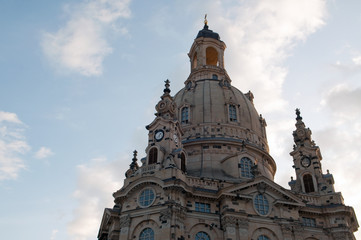 Fototapeta na wymiar detail of Frauenkirche, Dresden, Germany