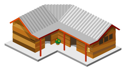 Poor School Isometric