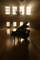 Fototapeta premium Grand Piano in Light