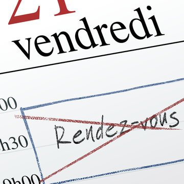 Rendez-vous annul&eacute;