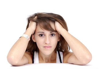 Fototapeta premium portrait d'une jeune belle femme