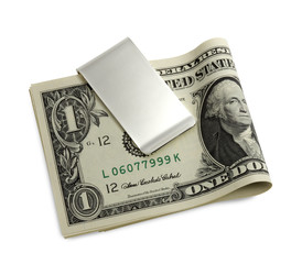 Silver money clip