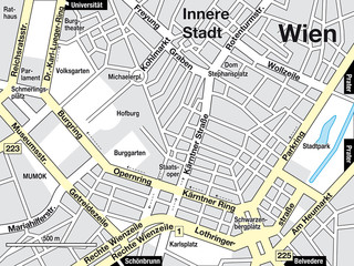 Stadtplan Wien
