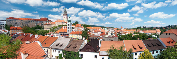 Fototapeta premium Panorama Cesky Krumlov. Czech Republic
