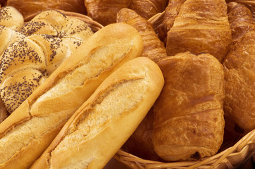 Fresh bread and pastry