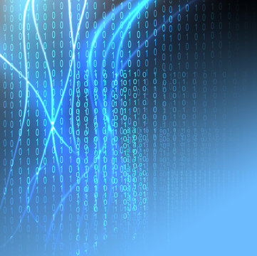 Technology binary background