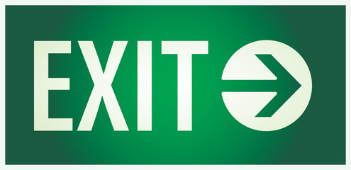 exit sign