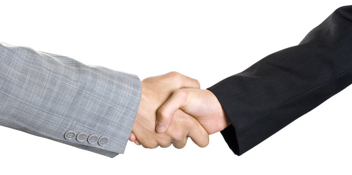 Businesspeople handshake 2