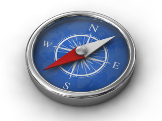 isolated compass