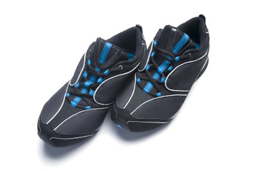 Sport shoes on white