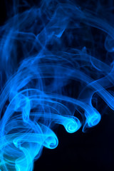 Blue smoke