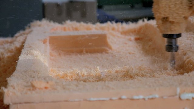 Plastic cutting by drill-machine