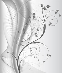 Abstract  floral   background vector