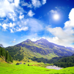Obraz premium Mountain relaxing landscape