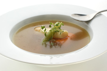 celery soup with organic carrot
