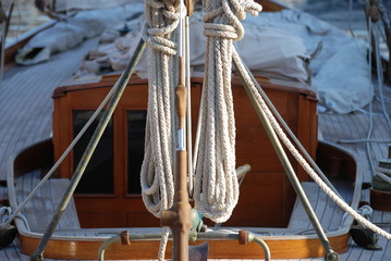 voilier et cordage