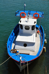 Fishing boat. Port of Heraklion, Crete, Greece