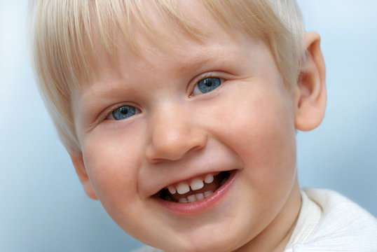 Portrait of smiling little child