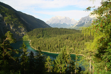 The lake under Zugspitze