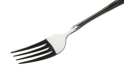 Fork isolated. Kitchen accessories close up