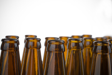 Closeup beer bottle