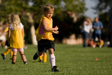 Obraz premium Soccer Scrimage