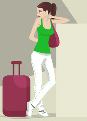 girl traveling