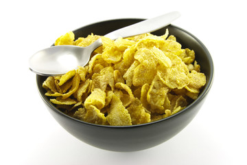 Cornflakes in a Bowl