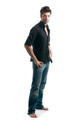 Fototapeta premium Latin man full length