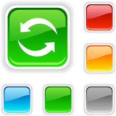 Refresh  square button. Used blends