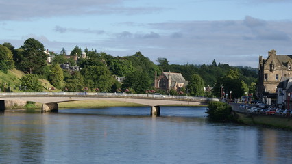 Fototapeta na wymiar Brücke in Inverness