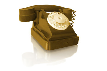 rotary old vintage telephone