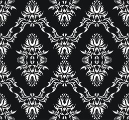 Damask (Victorian) seamless pattern