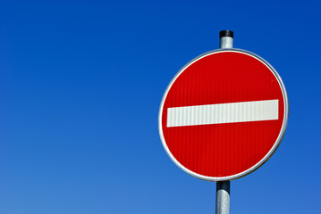 Einfahrt verboten