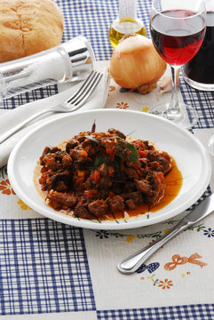 Coratella di cinghiale - Secondi di carne Toscana