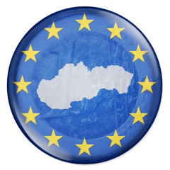 3D-Button - Eurozone - Slowakei