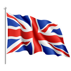 Flag of the United Kingdom. Vector.