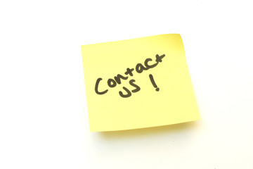 contact us note