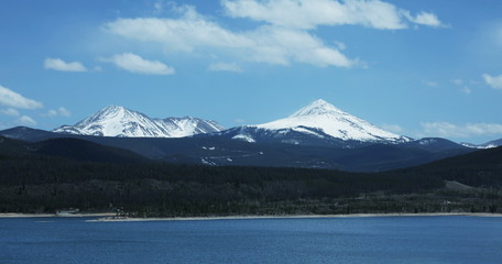 Mountains lake