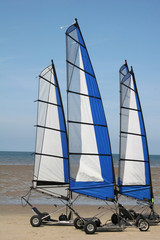 Fototapeta premium land yachts