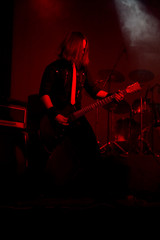 Anonymous musician on the stage